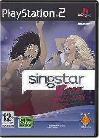 Singstar Rock Ballads PAL Playstation 2 PAL box art